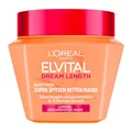 Produktbild: L'Oréal Paris Elvital Dream Length Super Spitzen Retter Maske, Neue Formel, Haarkur gegen Spliss ab der 1. Anwendung, mit Rizinusöl, reduziert Haarbruch, regeneriert geschädigte Haarlängen, 1x300ml
