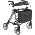 Produktbild: Rehasense Rollator Rollator Stylus - Rollator Aluminium Leichtgewicht, Sitzhöhe 53/60 cm goldfarben 60 cm