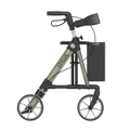 Produktbild: STYLUS Rollator Alu Leichtbau, Champagner, TPE-Rad, Rückengurt, Stockhalter uvm.