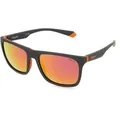 Produktbild: Polaroid PLD 2141/S Unisex-Sonnenbrille Vollrand Rectangular Kunststoff-Gestell, schwarz