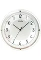 Produktbild: AMS 5542 Wanduhr Funk Funkwanduhr analog silbern rund gewölbtes Glas