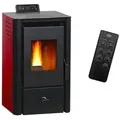 Produktbild: Luft- Pelletofen Anita 9,4 kW Sannover bordeaux