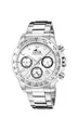 Produktbild: Lotus Herren Analog Uhr Edelstahl 316L Silber - Quarz - Chronograph - Kalender - Mineralglas - 10 ATM Wasserdicht 18912/1 Freedom