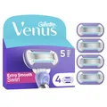Produktbild: Gillette Venus Extra Smooth Swirl Rasierklingen Damen, 4 Original Ersatzklingen für Damenrasierer mit 5 Klingen für Eine Gründliche Rasur