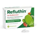 Produktbild: Refluthin bei Sodbrennen | 48 Kautabletten mit Minzgeschmack | Medizinprodukt | Reflux-Beschwerden & Sodbrennen | neutralisiert überschüssige Magensäure | vegan & glutenfrei | Sodbrennen Tabletten