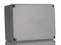 Produktbild: Ide IDE IP65-IP67 Wasserdichte Box mit mattem Deckel und glatten Seiten, 180mm x 241mm x 95mm, grau, 1