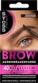 Produktbild: Syoss Augenbrauen Kit Augenbrauenfarbe 4-1 Dunkelbraun Stufe 3 (17 ml), Augenbrauen färben für einen natürlichen Look und ein langanhaltendes Ergebnis