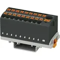 Produktbild: Phoenix Contact 3273124 Verteilerblock 28.6 Mm Zugfeder  Schwarz 8 St.
