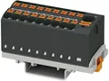 Produktbild: Phoenix Contact 3273124 Verteilerblock 28.6mm Zugfeder Schwarz 8St.