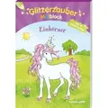 Produktbild: Glitzerzauber-Malblock Einhörner