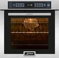 Produktbild: Kaiser EH 6306 R Edelstahl Einbau Backofen 79L Temperatursonde – Bratautomatik 15 Fkt. Grill Air fryer Full Touch 60 cm