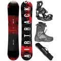 Produktbild: Airtracks Snowboard Herren Snowboard Komplett Set Eight Rocker Wide » Mod. 25 (Snowboard Set Eight Rocker+Bindung Master+Boots+Bag, 4 St., 4er Pack) 41 Master Pro Dual Atop | 160 cm