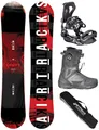 Produktbild: Airtracks Snowboard-Set Herren Snowboard Wide Eight Freestyle Freeride 160 - Snowboard Bindung Master - Softboots Master Pro Dual ATOP 41 - SB Bag