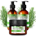 Produktbild: P-Beauty Rosmarin Haarpflege Set1- Haarmaske 60g, Shampoo 300ml & Conditioner 300ml, für Haarwachstum & Kopfhaut | Haarpflegekur, Stärkungsshampoo & Haarspülung für geschädigtes & trockenes Haar