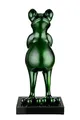 Produktbild: Casablanca - Design Deko Skulptur Frosch - aus Kunstharz auf Marmorsockel - Höhe 68 cm - grün metallic - Dekofigur - Home - Liebe - Geschenkidee
