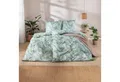 Produktbild: Estella Bettwäsche Estella Mako Jersey Bettwäsche 135x200 Rabea alge Blätter Monstera, Mako-Jersey, 2 teilig, für Sommer oder Winter