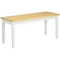 Produktbild: Homcom Sitzbank, Natur, Weiß, Holz, 36x45x102 cm, Esszimmer, Bänke, Sitzbänke