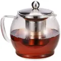 Produktbild: Teekanne Kaffeekanne Teebereiter Kanne Bereiter aus Glas mit Filter Teesieb 1,2L