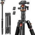 Produktbild: Victiv Kamera Stativ 198cm Tragbares Reisestativ 2-in-1 Dreibein 360° Kugelkopf