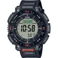 Produktbild: Casio PRG-340-1ER PRO TREK Uhr Herrenuhr Kunststoff Datum Alarm schwarz - Schwarz