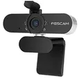 Produktbild: Foscam W21 Webcam 1080P Full HD mit Mikrofon, Webcam für Video-Chat und Aufnahme, kompatibel mit Windows, Linux, Mac und Android. Sichtschutz