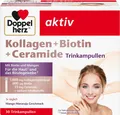 Produktbild: Kollagen + Biotin + Ceramide - Biotin, Vitamin B2, Niacin und Zink unterstütz...