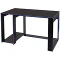 Produktbild: MCW Schreibtisch, Schwarz, Blau, Holzwerkstoff, 120x76x60 cm, Arbeitszimmer, Schreibtische, Bürotische