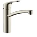 Produktbild: hansgrohe Focus M41 Küchenarmatur 160 1 jet 31806800 schwenkbarer Auslauf, Edelstahl-Optik