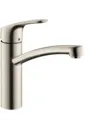 Produktbild: Hansgrohe HG Einhebel-Küchenmischer 160 FOCUS DN 15 Edelstahl-Optik 31806800