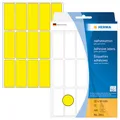 Produktbild: HERMA 2411 Vielzwecketiketten 20x50 mm gelb Papier matt Handbeschriftung 480 St.