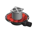 Produktbild: TECEdrainpoint S 110 Ablaufset 3601100 100x100mm, DN50, superflach, mit