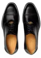 Produktbild: GUCCI Interlocking Derby Schuhe Mit Goodyear-Rahmen Schnürschuh GG-Logo-Detail und filigrane Brogue-Details