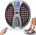 Produktbild: Fußmassagegerät Rotlicht für Durchblutung, plantarfasziitis. Elektrischer TENS Stimulator mit 4, mit Impulsmassage&TENS Technologie