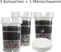 Produktbild: Halbjahrespaket mit Mikroschwamm für AcalaQuell Kannen Wasserfilter Swing, Sunny, Wassetto, One