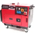Produktbild: Diesel Stromerzeuger 5800 Generator 06263 schallisoliert 400V leise schallgedämm