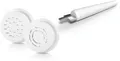 Produktbild: Philips Pasta-Formscheiben HR2485/09, Zubehör für Philips Pastamaker Avance Modelle HR2355/12, HR2353/09, HR2354/12, HR2358/12, für Pappardelle und Tagliatelle