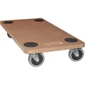 Produktbild: BigDean Möbelroller Transportroller 250kg Rollbrett MDF Möbel Hund Roller mit Tragegriff 59 x 29 cm