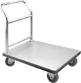 Produktbild: Gastro Industrie robuster  Transportwagen Edelstahl Tragkraft 150 kg NEU SARO