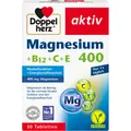 Produktbild: Doppelherz Magnesium 400+B12+C+E 30 St