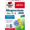 Produktbild: Doppelherz Magnesium 400+B12+C+E Tabletten 30 St