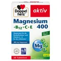 Produktbild: Queisser Pharma GmbH & Co. KG DOPPELHERZ Magnesium 400+B12+C+E Tabletten 45.9 g 11100302