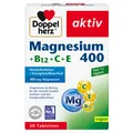 Produktbild: Queisser Pharma GmbH & Co. KG DOPPELHERZ Magnesium 400+B12+C+E Tabletten 45.9 g 11100302