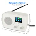 Produktbild: Medion LIFE Internetradio IRE-1 (MD89318) weiss DAB+ Internetradio (DAB+, Internetradio, Bluetooth, WLAN) (50078821)