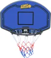 Produktbild: STREETSKILLER Basketballkorb mit Brett & Wandhalterung, 92x61 cm Rückwand, 43 cm Stahlkorb, robustes Netz, für Innen & Außen blau/gelb | SSK-24