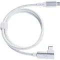 Produktbild: Bachmann Ochno USB-C Kabel gewinkelt 0,7m silber (0.70 m, USB 3.2 Gen 2, 100 W) (920.0007)
