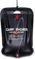 Produktbild: Camping Dusche 20 Liter | Tragbare Outdoordusche | Solardusche für Camper und Naturliebhaber | Reisedusche - Gartendusche | Wassertasche [schwarz] mit Duschkopf | Warmwasser Pooldusche - Duschsack