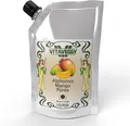 Produktbild: VITAVEGGY INDISCHE-MANGO-FRUCHT Früchte-Püree 1kg ohne Aroma- Farb- & Konservierungsmittel von Food-United geeignet für Babybrei-Obstbrei Maracuja-Mango-Saft-Smoothie-Sorbet-Schorle-Cocktail-Quark GVO-Frei Glutenfrei & 100% natürlich