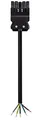 Produktbild: Wieland Anschlussleitung GST18i5s 185 Buchse 1 Meter 92.257.1003.1 schwarz 5 polig