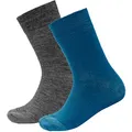 Produktbild: Devold Daily Merino Light Sock 2 Pack Kid – Socken aus Merinowolle für Kinder