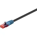Produktbild: goobay RJ-45 Netzwerkkabel 30,0 m schwarz bis zu 1,0 Gbit/Sek. bis zu 250...